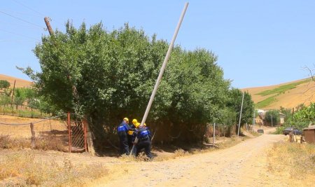 Cəlilabadın 3 kəndində elektrik enerjisi sistemi yenilənir (FOTO)