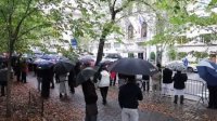 Nyu-Yorkda Fransa və Makronun anti-islam mövqeyinə yağış altında etiraz - FOTO
