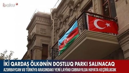 Cəbrayılda Azərbaycan və Türkiyənin qardaşlıq parkı salınacaq - VİDEO