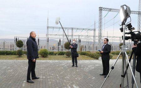 Prezident İlham Əliyevin 11 fevral tarixində “Qobu” Enerji Qovşağının açılışı zamanı AZƏRTAC-a müsahibə verib