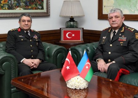 Azərbaycan və Türkiyənin generalları görüşdü