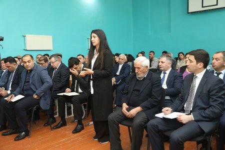 Abşeron rayonunda növbəti vətəndaş qəbulları və görüşlər keçirilib - FOTO